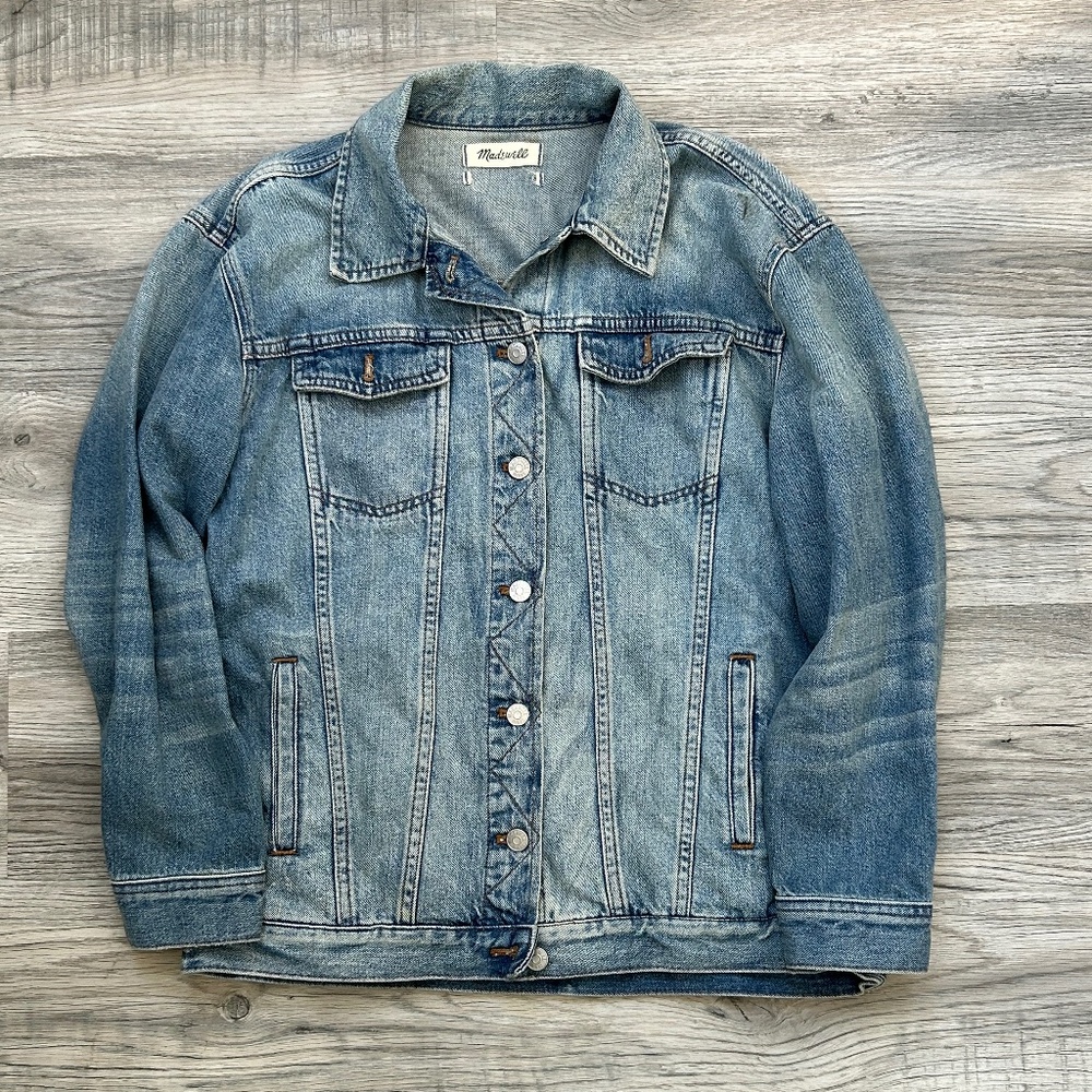 Madewell Light Blue Denim Jean Jacket - Picture 2 of 14